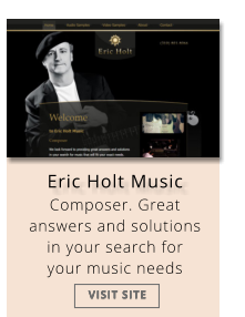 Eric Holt Music Composer. Great answers and solutions in your search for your music needs VISIT SITE VISIT SITE