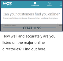 CITATIONS How well and accurately are you listed on the major online directories?  Find out here.