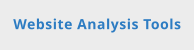 Website Analysis Tools